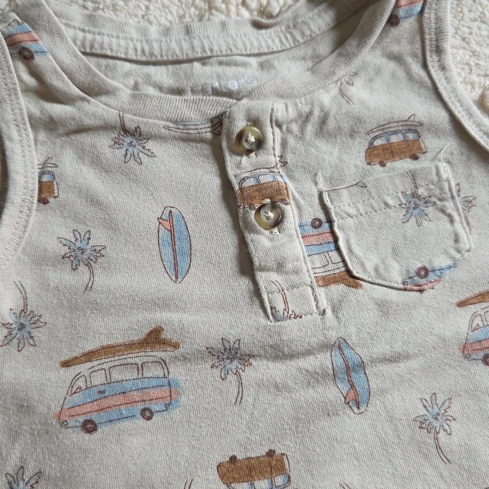 Carter's Cream Toddler Tank Top